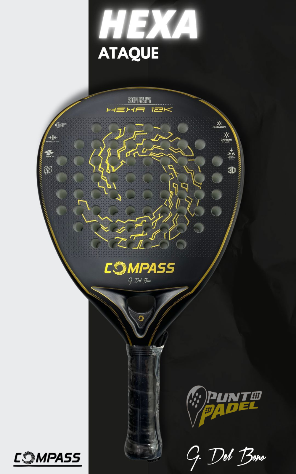 Paleta Compass Hexa 12K