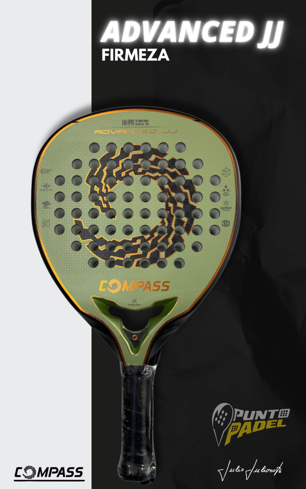 Paleta Compass Advanced JJ 2024 Carbono 12K