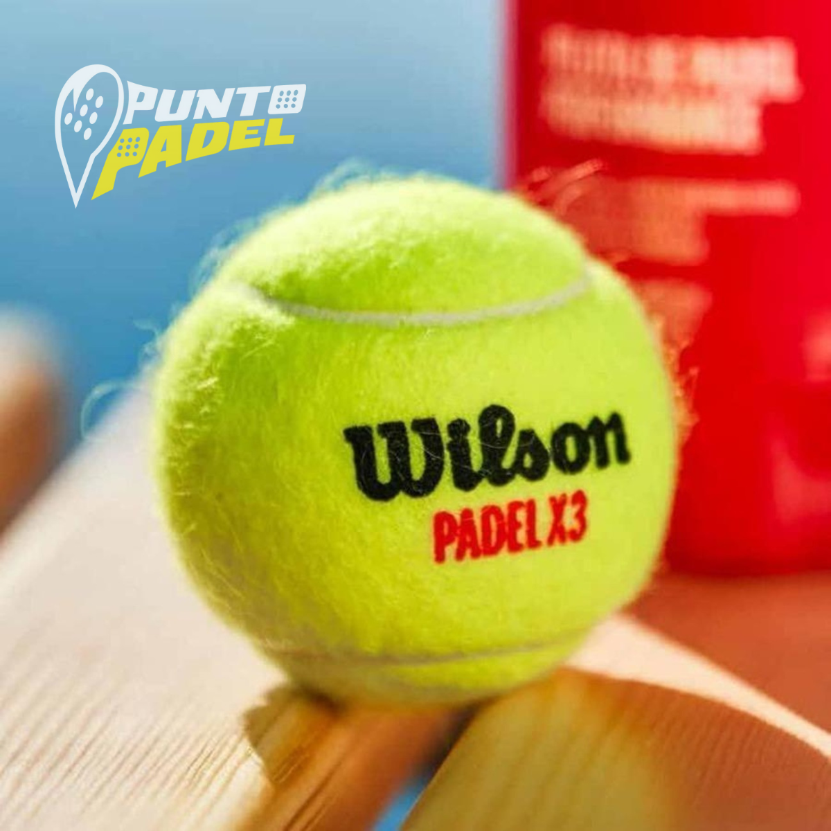 Tubo Pelotas Padel Wilson X3