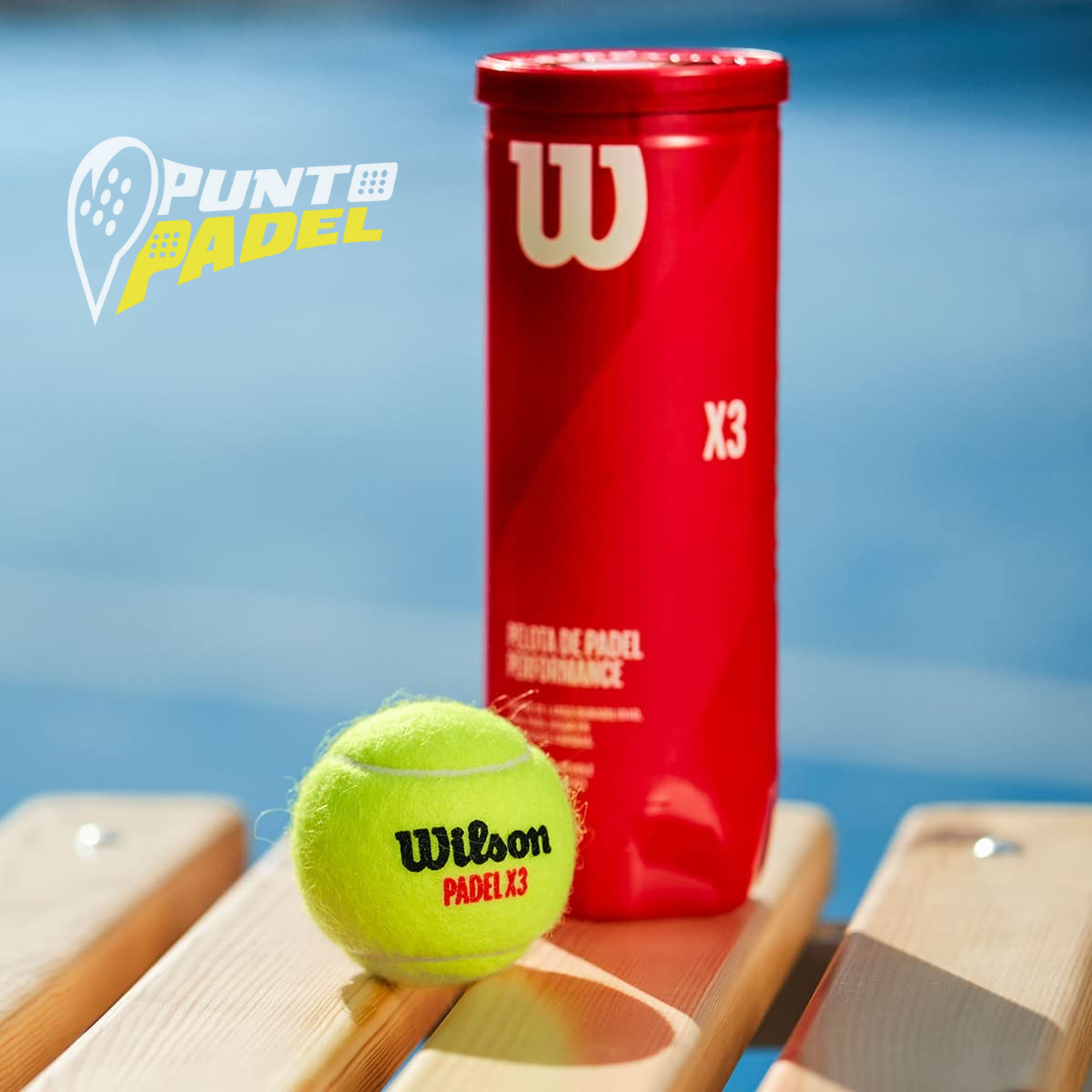 Tubo Pelotas Padel Wilson X3
